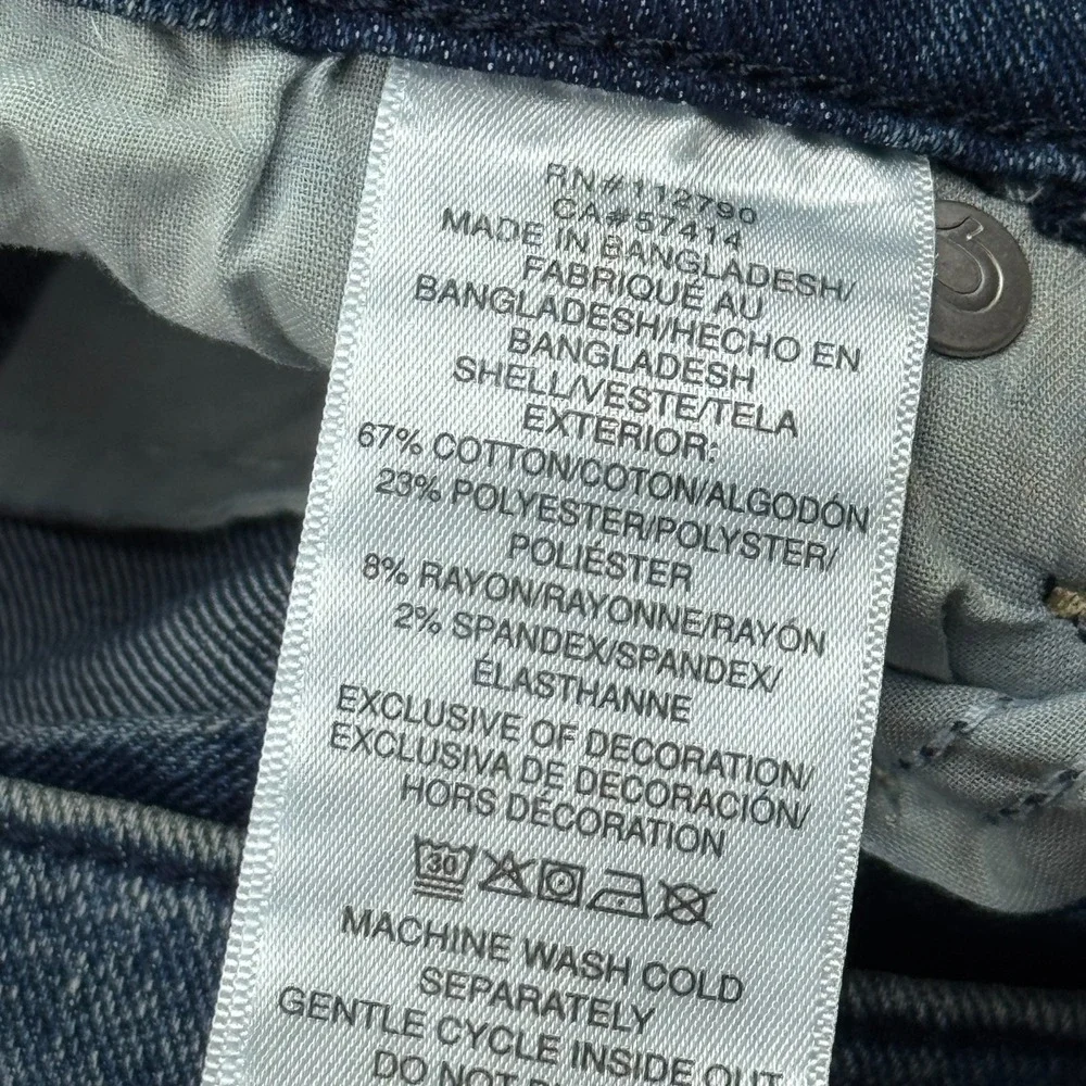 True Religion Jeans Mens 34X32 Blue Rocco Relaxed Moto Skinny Blizzard‎ Wash NWT